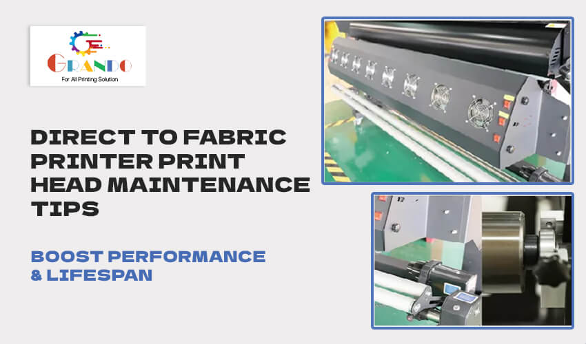 Direct To Fabric Printer Print Head Maintenance Tips