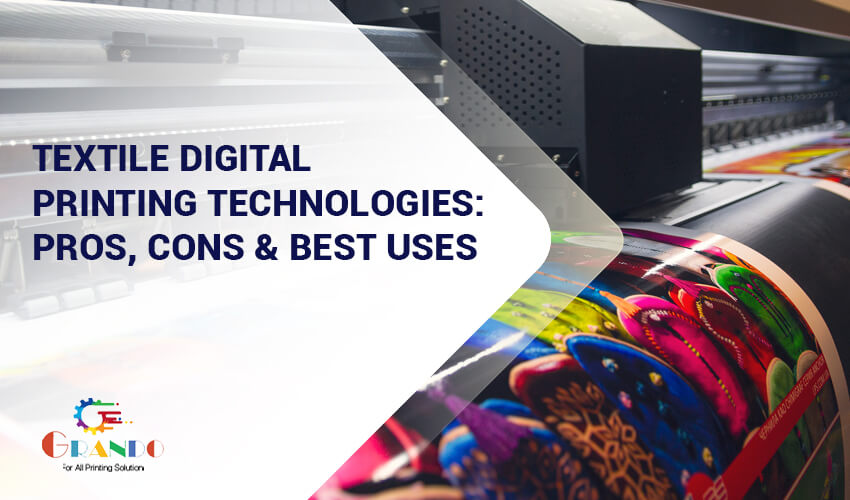 Textile Digital Printing Technologies