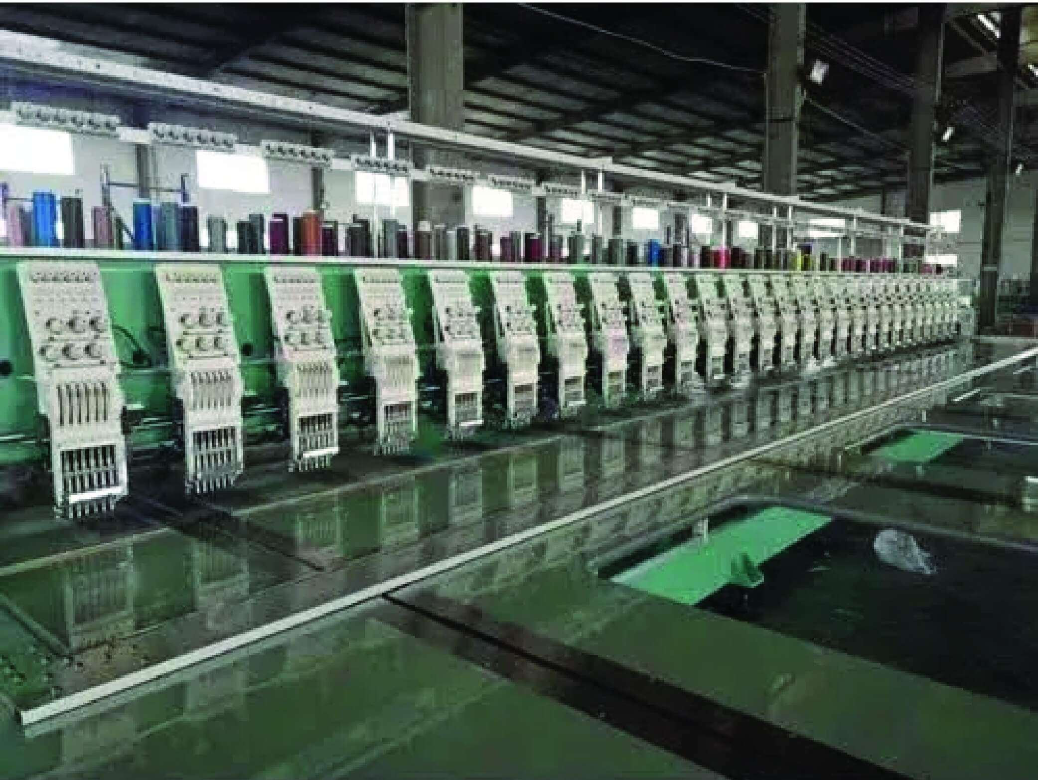 multi head computerized embroidery machine