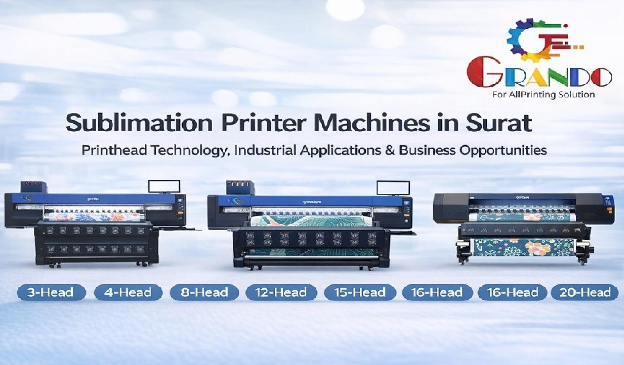 industrial sublimation printer machines in Surat Grando
