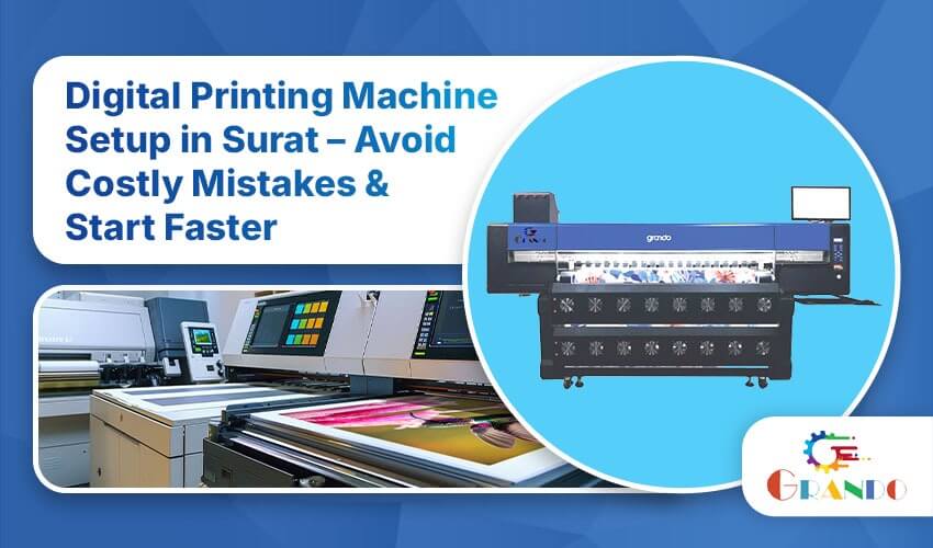 Digital Printing Machine Setup in Surat – Avoid Costly Mistakes Guide