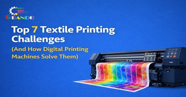Digital textile printing machine in Surat for high speed fabric printing