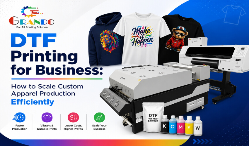 DTF Printing for Business Scale Apparel Production Efficiently